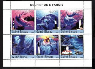 Guine Bissau 2004 Sheet W/ Stamps Mi 2782 - 2787 Mnh Cv=11€