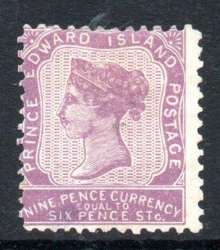Prince Edward Island: 1863 - 9 Qvi 9d Sg 19