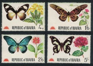 Biafra Butterflies 4v Mh Mi 27 - 30