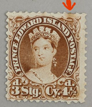 Minor Toning No Gum Prince Edward Island Canada Pei Stamp 10 (k9433)