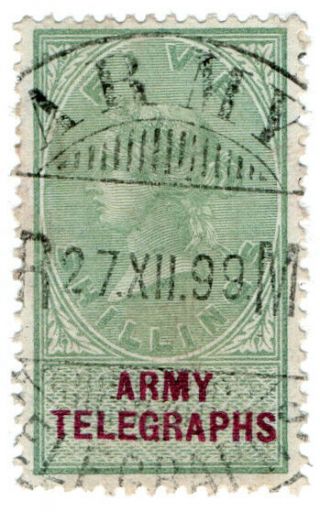 (i.  B) Qv Telegraphs : Army Telegraphs 5/ - (modder Military - Boer War)