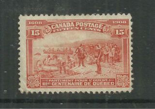 (w33) Canada – 1908 Quebec Tercentenary 15c