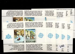 /// 10x San Marino - Mnh - Europa Cept 1989 - Architecture - Children