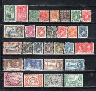 Nigeria Africa Stamps Canceled & Hinged Lot53733