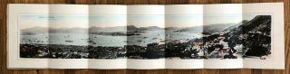 China Hongkong Old Postcard Panorama Of Hong Kong