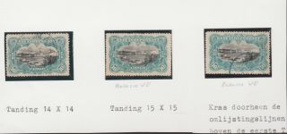 Etat Independant Du Congo Selected 10c Blue Stamps With Varieties Written Up (3)
