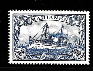 Hick Girl Stamp - Old M.  H.  German - Mariana Islands Sc 27 Issue 1901 No - Wmk.  Y2275