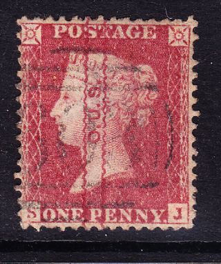 Gb Qv 1858 Sgpp148 1d Rose - Red Stars,  Ours Overprint Type 45 - Very Fine