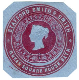(i.  B) Qv Postal : Newspaper Wrapper - Stafford Smith 3d (advertising Ring)