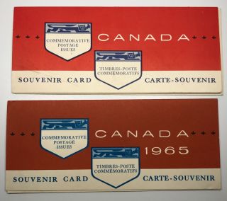 Canada,  Commemorative Postage Issues,  Souvenir Card 1965