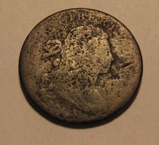 1798 Draped Bust Large Cent Penny (s - 186) - Circulated - 52sa