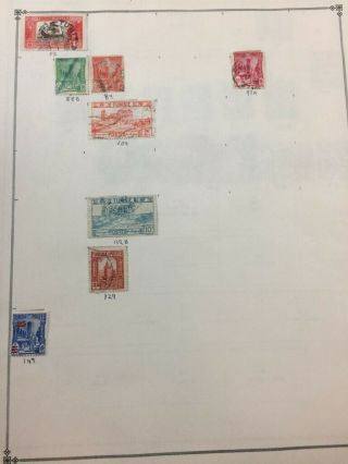 LOOK $$$$ 27,  Pages of OLD Tunisia Postage Stamp 778 3