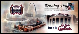 Busch Stadium Inaugural Season Opening Day St Louis Cardinals April 10 2006