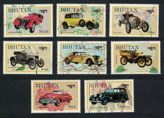 Bhutan Cars 8v Mnh Sg 540 - 547