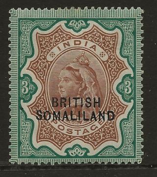 Somaliland Sg 23 1911 Q.  V.  3r Fine Mounted (hinged).