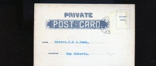 Rare 1905 Newfoundland Horwood Lumber Company Private Post Card Co541