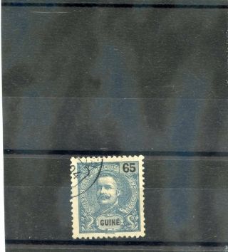 Portuguese Guinea Sc 54 (sg 117) F - Vf 1903 65r Dull Blue $22