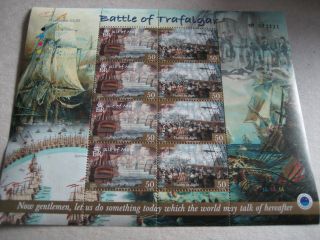 Isle Of Man 2005 200th Anniversary 1805 - 2005 The Battle Of Trafalgar - Battle