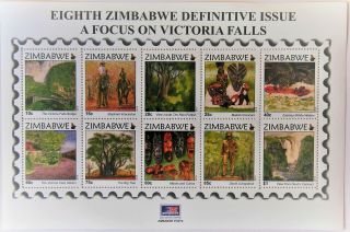 Zimbabwe 2015,  8th Definitive Issue Tourism,  Focus On Victoria Falls,  Mnh