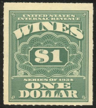 Re104 Wine $1 Cordials Stamp Cv$29 Mnh