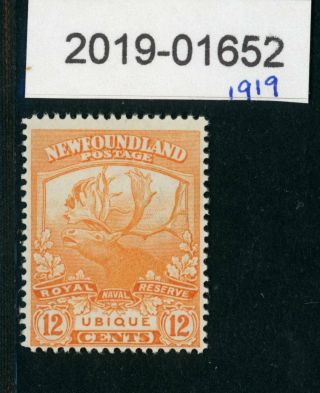 Newfoundland 1919 Mlh Stamp - " Ubique " 12 Cents - Troops In World War I (1652)