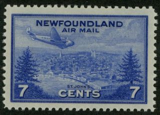 Newfoundland 1933 Airmail 10 and 60 cents,  1943 7c Airmail stamps (00353) 4