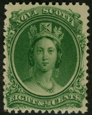 Nova Scotia 1860 - 3 set of 4 MLH stamps,  Queen Victoria (00448) 3