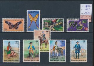 Lk60871 Central Africa 1976 Butterflies Soldiers Lot Mnh Cv 21,  55 Eur