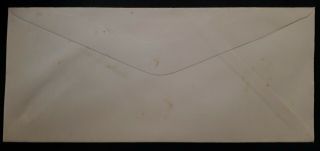 RARE United States Commercial Cover with pre - printed embossed albino 2c stamp 4