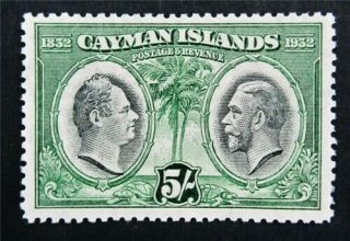 Nystamps British Cayman Islands Stamp 79 Og H $100