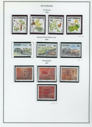 Botswana Album Page Lot 33 - See Scan - $$$