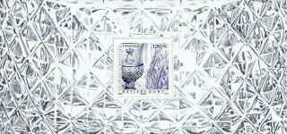 France 2019 MNH Crafts Metier D ' Art Crystalware 1v M/S Glass Art Souvenir Stamps 2