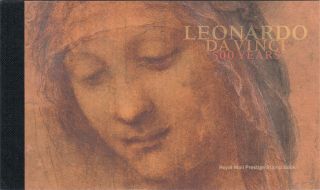 Gb 2019 Leonardo Da Vinci Prestige Booklet Sg.  No.  Dy28