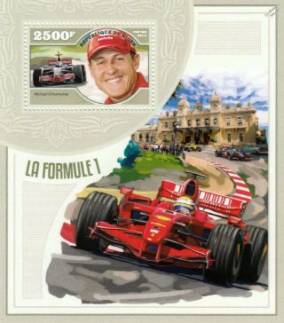 Michael Schumacher Formula One F1 Gp Ferrari Racing Car Driver Stamp Sheet 3