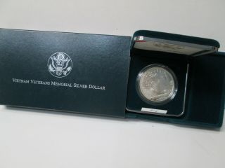 1994 Vietnam Veterans Proof Silver Dollar Commemorative _ Missing
