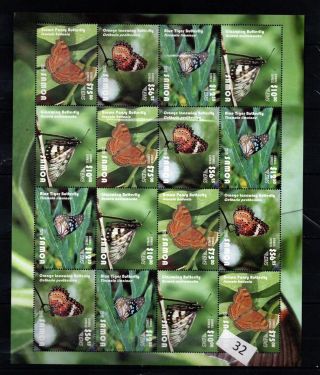 / Samoa - Mnh - Nature - Butterflies - Plants - Full Sheet - 2015
