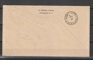 USA 1928 Zeppelin flight cover to Germany 2