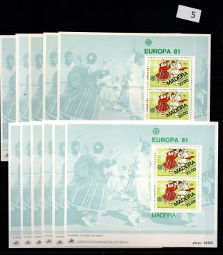 / 11x Portugal - Mnh - Europa Cept 1981 - Costumes - People