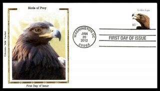 Mayfairstamps Us Fdc 2012 Golden Eagle Colorano Silk First Day Cover Wwb88697