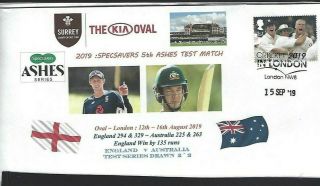 Great Britain: " England V Australia Cricket " 2019 Ashes Series 5th Test Cover