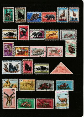 Animals - Thematic Stamps Selection 4 SCANS (2229) 4