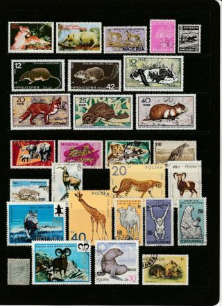 Animals - Thematic Stamps Selection 4 SCANS (2230) 4