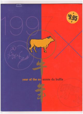 Canada 1997 Year Of The Ox 1630 - Canada,  China & Hong Kong Lunar Pack Mnh