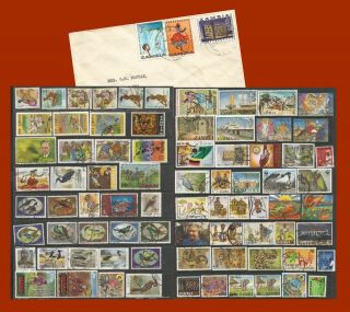 Zambia Value Selection Part Sets Overprints Stamps & Postal Cover 0705
