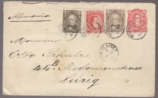 Argentina - Old Cover To Germany 1895 - Very Good - Arrival Cancel