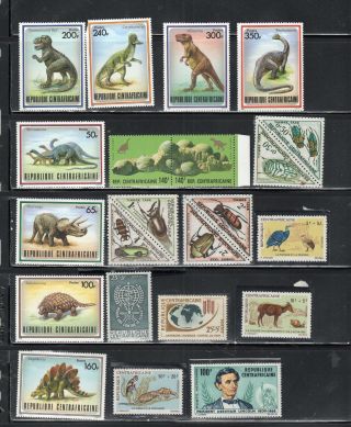 France Central Africa Stamps Some Sets Mostly Never Hinged Lot 52751