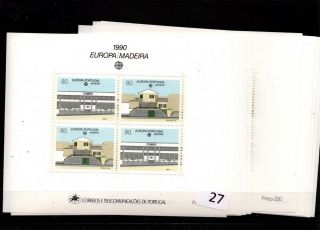 / 11x Portugal - Mnh - Europa Cept 1990 - Madeira - Architecture -