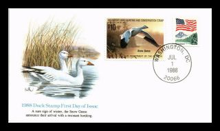 Dr Jim Stamps Us Duck Stamp Snow Goose Migratory Bird Hunting Combo Cover