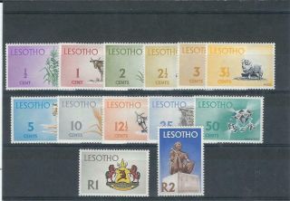 Lesotho 1971 Set Mh See