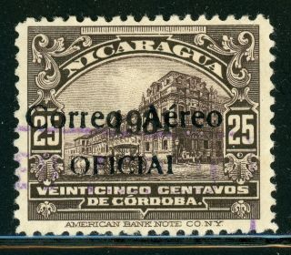 Nicaragua Specialized: Maxwell Oa9 25c Black Brown " 1931 " Cv$42,